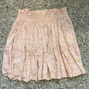 Floral Mini Skirt